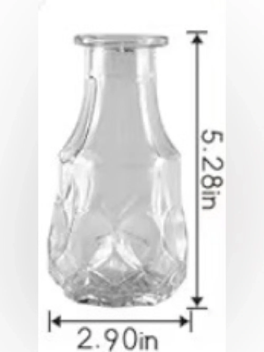 Clear Glass Decorative Bud Vase Set of 3 - Home Accents